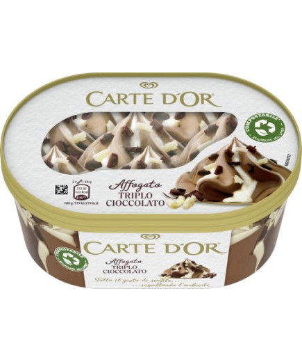 Algida New Carte D'Or Affogato Triple Chocolate gr.500