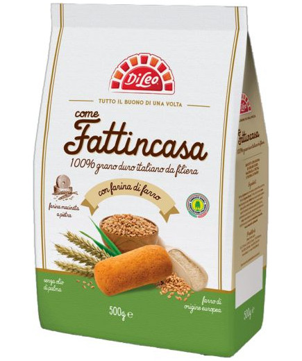 DILEO BISC. G.500 C/FARINA GRANO DURO E FARRO -FATTINCASA-