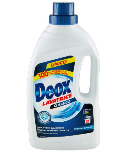 DEOX DET.LAV.LIQUIDO 21 LAVAGGI LT.1,050 CLASSICO