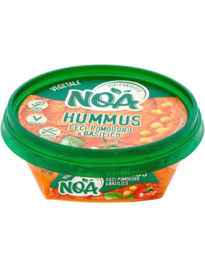 NOA HUMMUS CECI POMOMODORO EBASILICO G.175 OLIO DI OLIVA