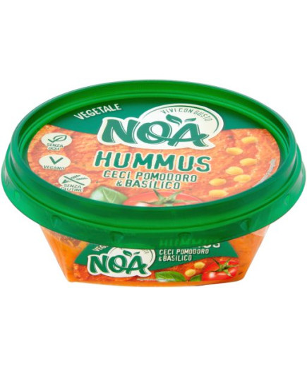 NOA HUMMUS CECI POMOMODORO EBASILICO G.175 OLIO DI OLIVA