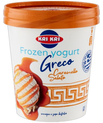 GELATO ALLO YOGURT GRECOCARAM.SALATO VS G.320 KRI KRI