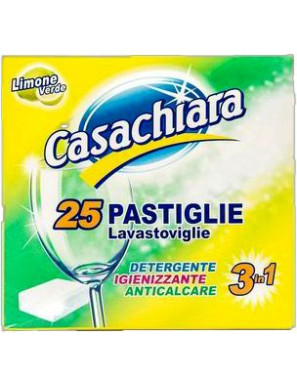 CASA CHIARA PAST.LAVASTOVIGLIE 3IN1 LIMONE VERDE X25 PZ