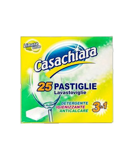 CASA CHIARA PAST.LAVASTOVIGLIE 3IN1 LIMONE VERDE X25 PZ