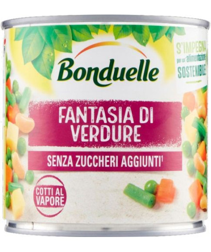 BONDUELLE FANTASIA DI VERDUREGR 310 LATTINA S/ZUCCHERI AGG.