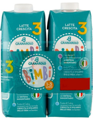 Granarolo Latte Alta Qualità Crescita 3 Uht ml.500X2