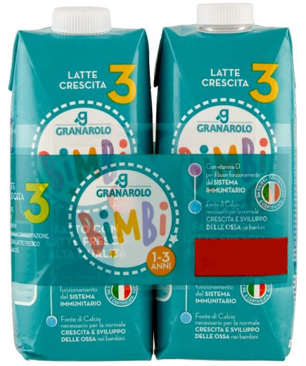 Granarolo Latte Alta Qualità Crescita 3 Uht ml.500X2