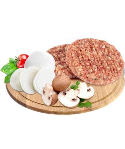 HAMBURGER MISTI MOZZARELLA E FUNGHI