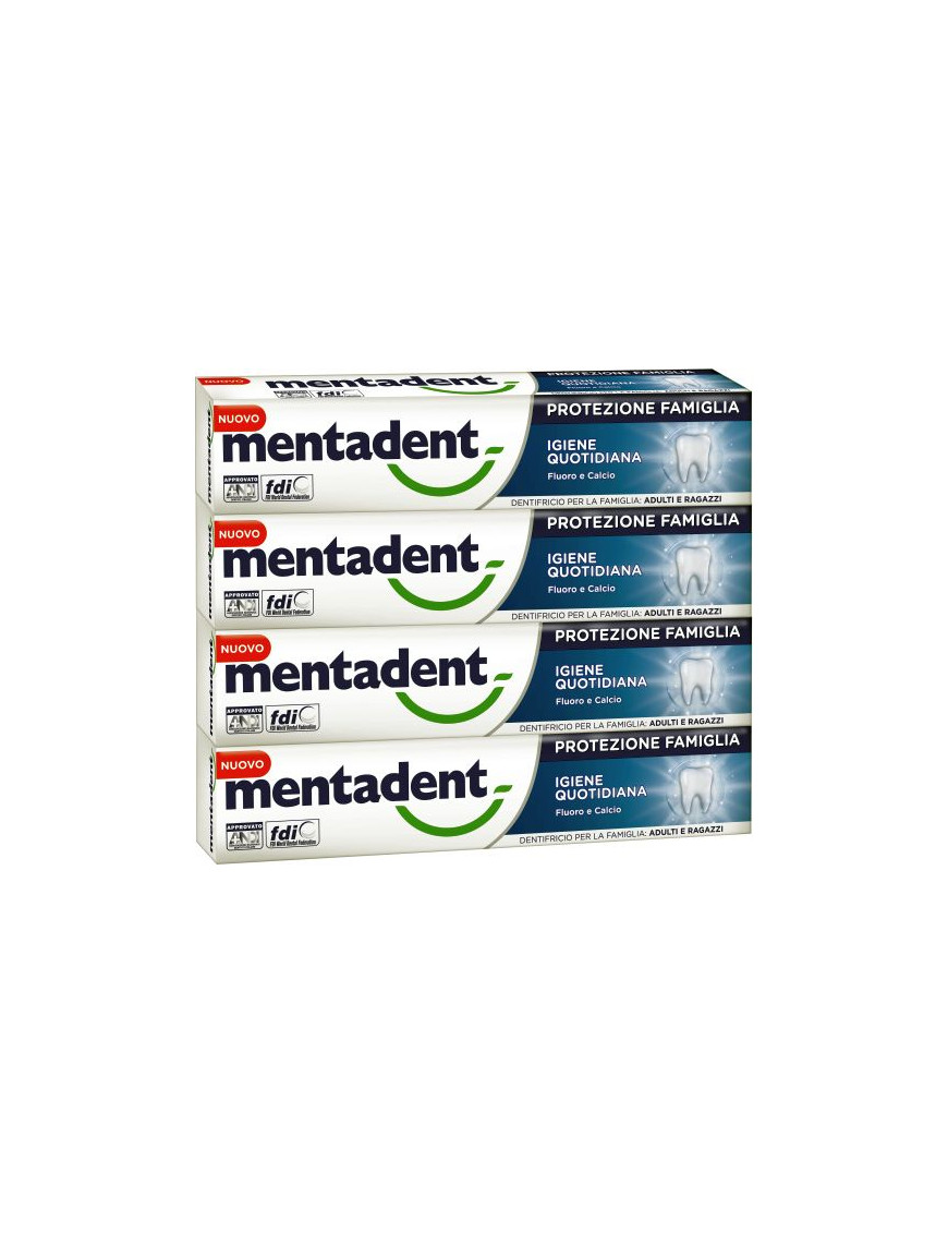 MENTADENT DENT.IGIENE QUOTIDIANA ML.75X4 (QUADRIPACCO)