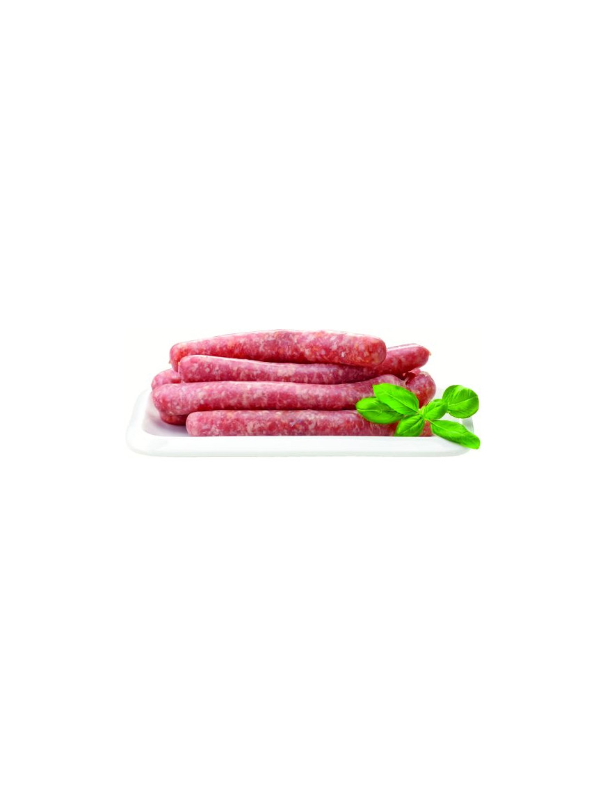 SALSICCIA MISTA CON MOZZARELLA E BASILICO