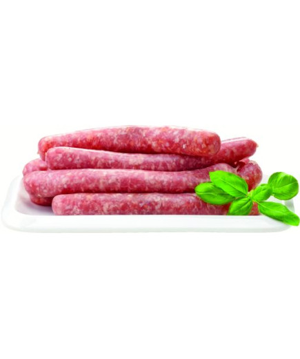 SALSICCIA MISTA CON MOZZARELLA E BASILICO