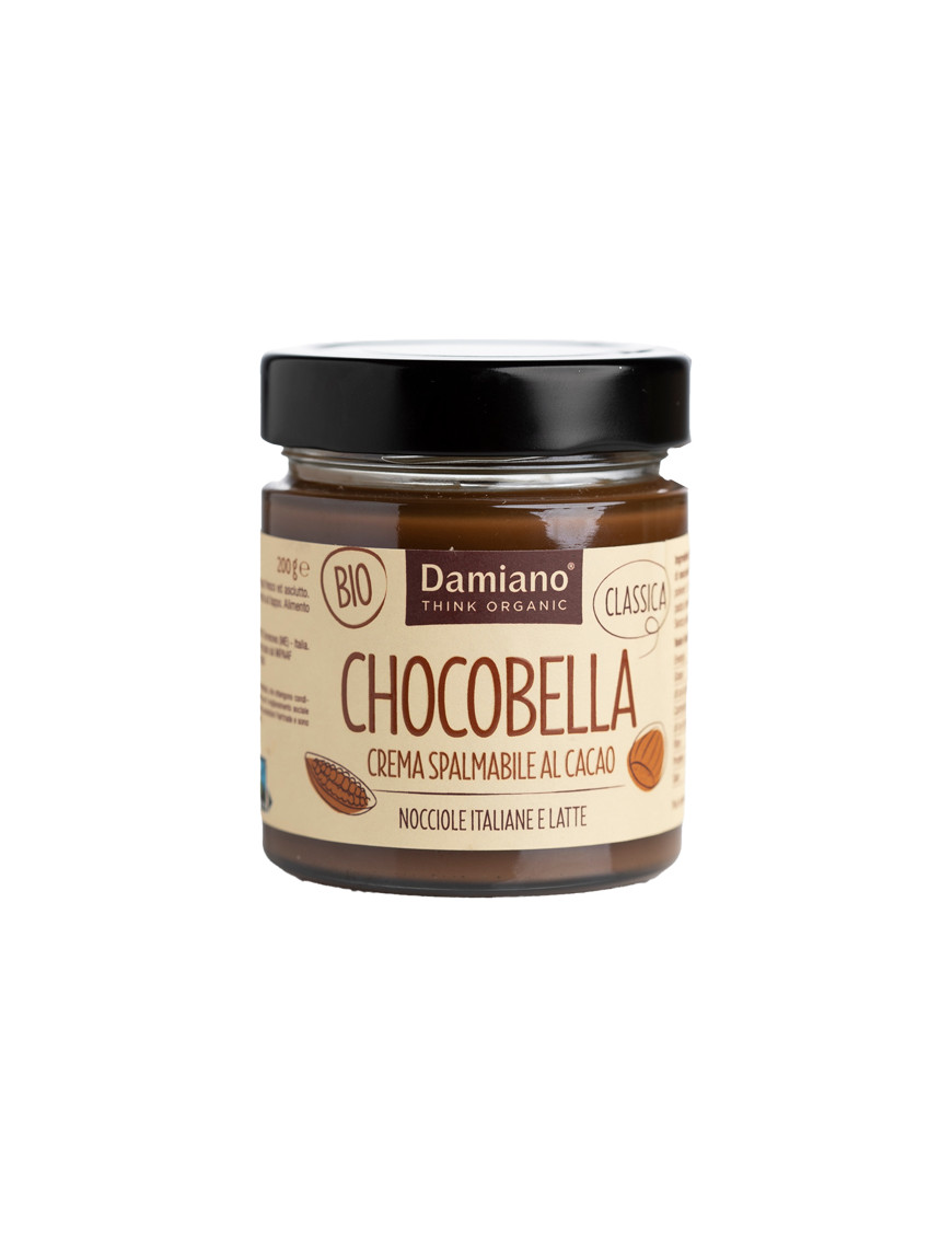 DAMIANO CHOCOBELLA CREMA CACAO CON LATTE E NOCCIOLA G.200