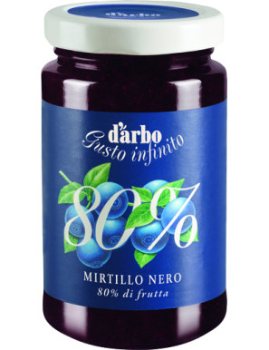 DARBO CREMA DI FRUTTA 80% MIRTILLI NERI G.250