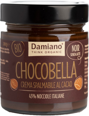 DAMIANO CHOCOBELLA CREMA CACAO S/LATTE E NOCCIOLA G.200