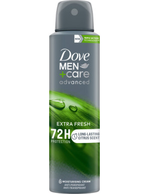 DOVE DEO SPRAY MEN ADVANCED CARE EXTRA FRESH ML.150