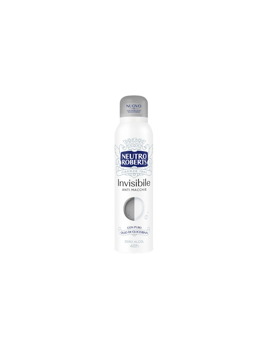 ROBERTS DEO SPRAY INVISIBLE ANTI MACCHIE ML.150