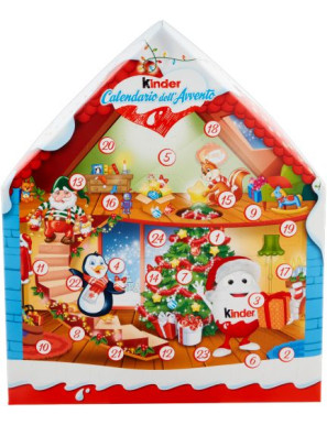 FERRERO CALENDARIO AVVENTO MISTO G.184 T24 CHALET    W.44_47