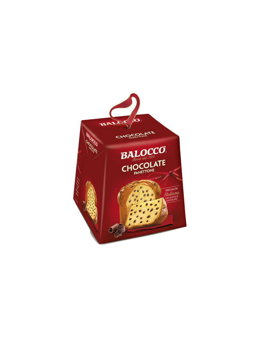 BALOCCO MINI PANETTONE C/GOCCE CIOCCOLATO G.100