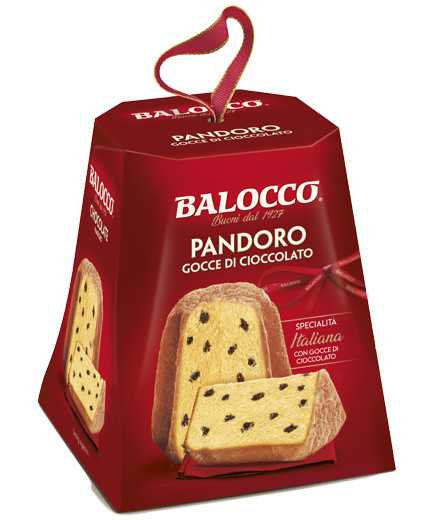 BALOCCO MINI PANDORO C/GOCCE CIOCCOLATO G.80