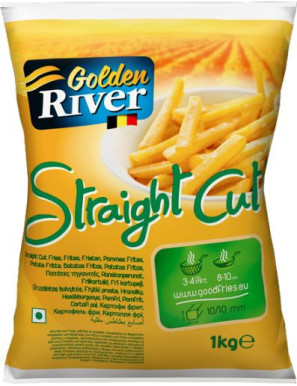 Golden River Patate Fritte Straight Cut kg.1