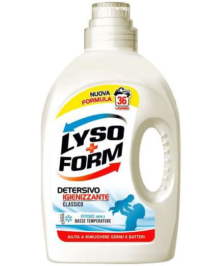 Lysoform Lavatrice Liquido Classico 36 Misurini lt.1,62