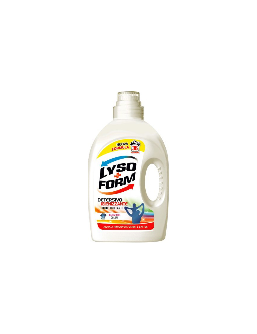 Lysoform Lavatrice Liquido 36 Misurini lt.1,62 Colorati