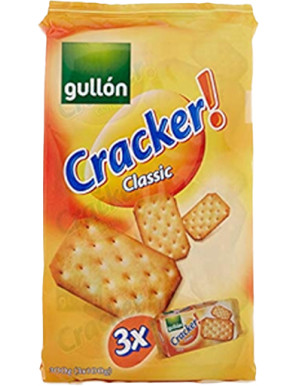 GULLON CRACKERS SALATI  TRIPACK G.300