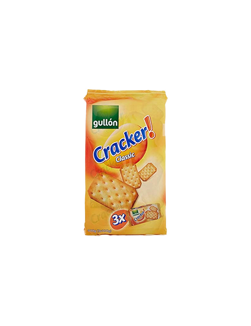 GULLON CRACKERS SALATI  TRIPACK G.300