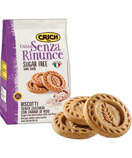 Crich Frollini gr.270 Sugarfree Senza Zucchero Con Farina Di Riso