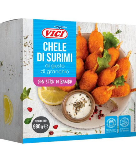 VICHI CHELE SURIMI AL SAPOREDI GRANCHIO C/STICK BAMBU'G980