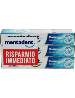 MENTADENT DENT.MICROGRANULI ML.75X3 (TRIPACCO)