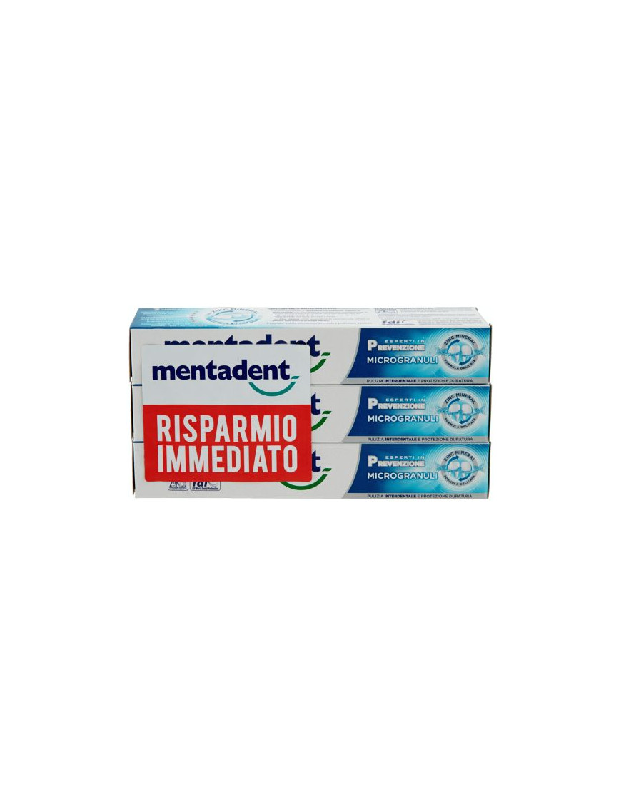 MENTADENT DENT.MICROGRANULI ML.75X3 (TRIPACCO)