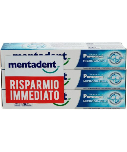 MENTADENT DENT.MICROGRANULI ML.75X3 (TRIPACCO)