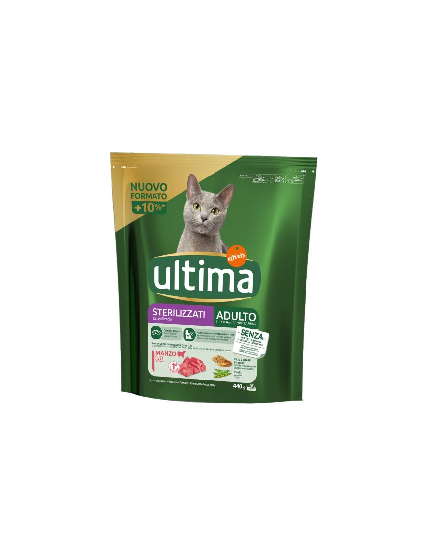 ULTIMA CAT STERILIZZATO MANZOSECCO BUSTA GR 440