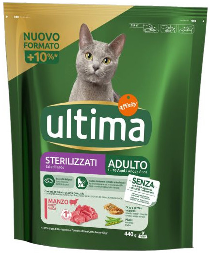 ULTIMA CAT STERILIZZATO MANZOSECCO BUSTA GR 440