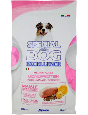 SPECIAL DOG EXCELLENCE MEDIUM ADULT MAIALE/PATATE KG.3