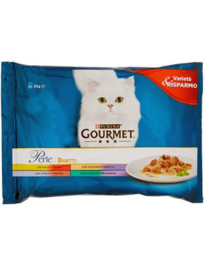 Gourmet Perle Duetti Di Carni Delicate gr.85X4