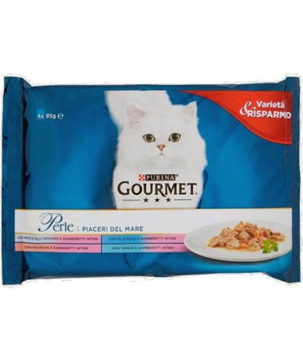 GOURMET PERLE PIACERI DEL MARE 4X85 GR