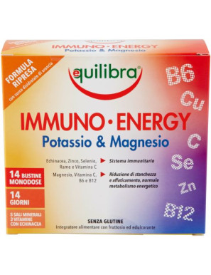 EQUILIBRA POTASSIO & MAGNESIO 14 BS. G.98 -IMMUNO ENERGY-