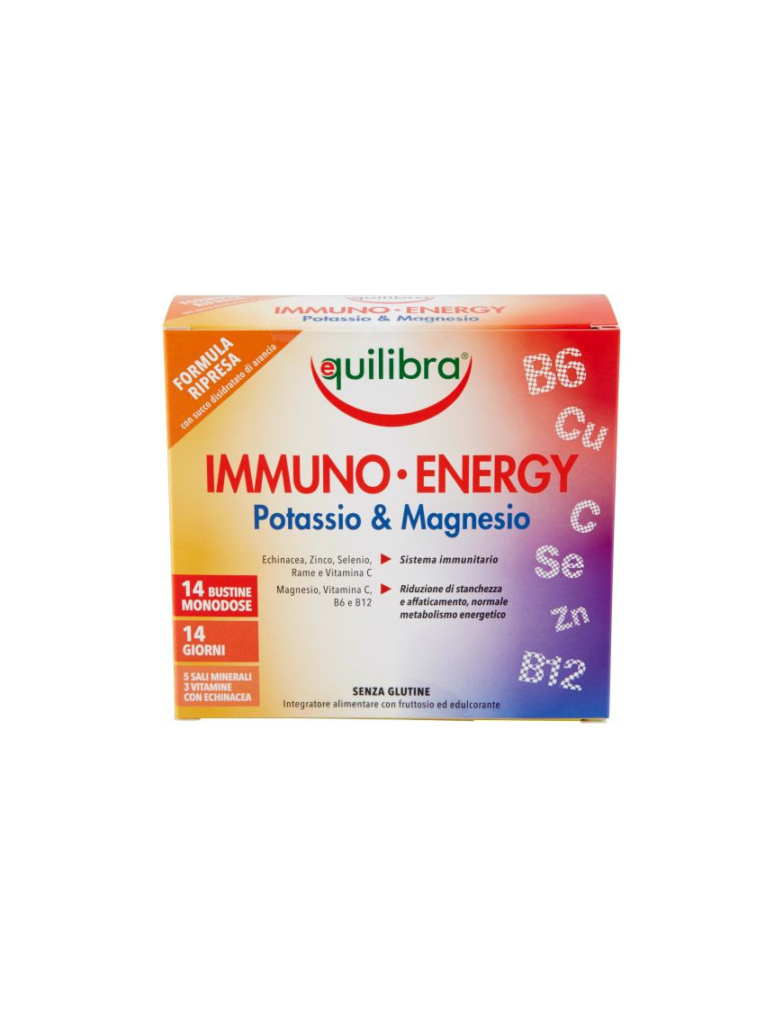 EQUILIBRA POTASSIO & MAGNESIO 14 BS. G.98 -IMMUNO ENERGY-