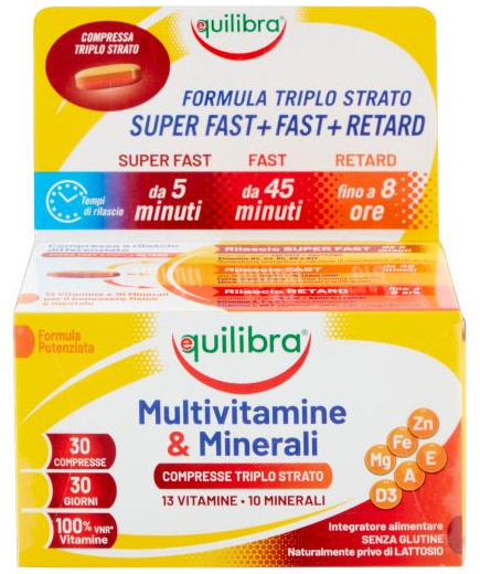 EQUILIBRA MULTIVITAMINE E MINERALI 30 CPR G.41