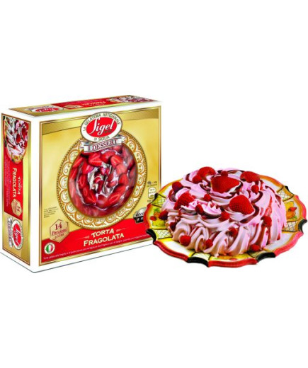 SIGEL TORTA ARTIGIANALE FRAGOLATA  KG 1,3