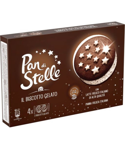 PAN DI STELLE BISCOTTO GELATO X4 GR.320