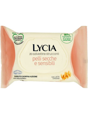 LYCIA SALVIETTINE STRUCCANTI PELLI SENSIBILI PZ.20