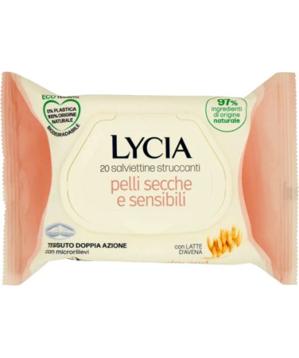 LYCIA SALVIETTINE STRUCCANTI PELLI SENSIBILI PZ.20