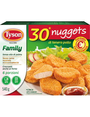 TYSON 30 NUGGETS DI TENEROPOLLO GR.540