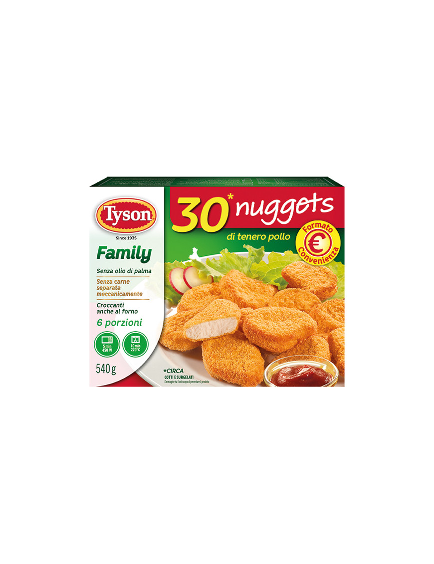 TYSON 30 NUGGETS DI TENEROPOLLO GR.540