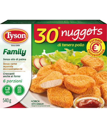 TYSON 30 NUGGETS DI TENEROPOLLO GR.540