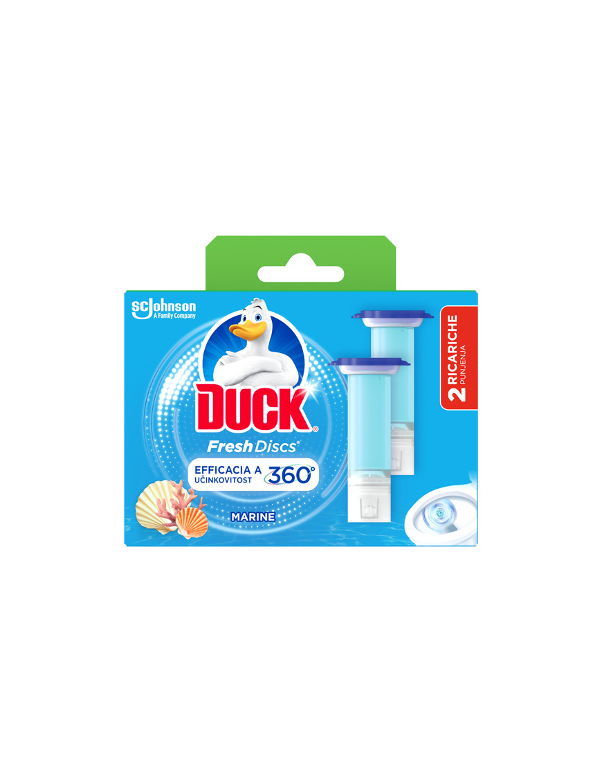 DUCK FRESH DISC DOPPIA RICARICA MIX MARINE LIME