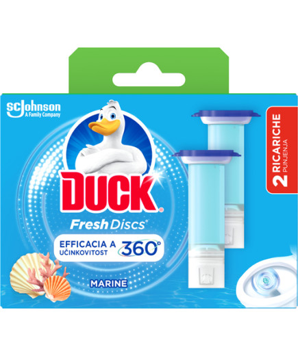 DUCK FRESH DISC DOPPIA RICARICA MIX MARINE LIME